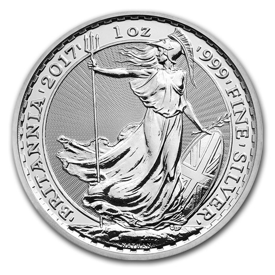 2017 Great Britain 1 oz Silver Britannia BU 2017 Great Britain 1 oz Silver Britannia BU
